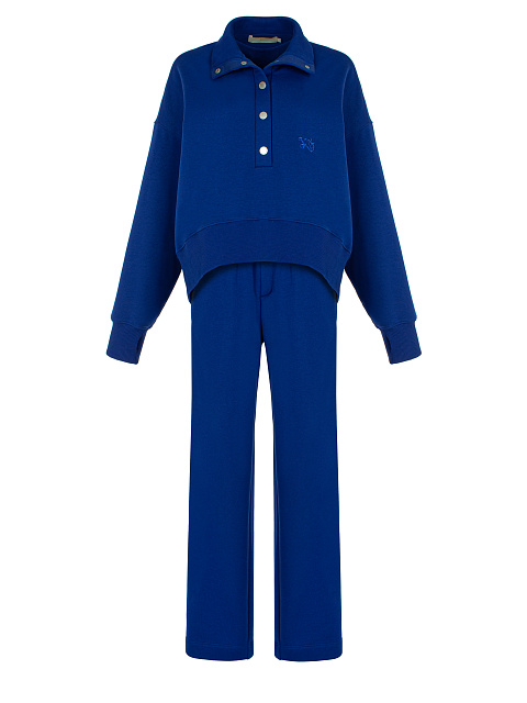 Electric Blue Jersey Suit, 1