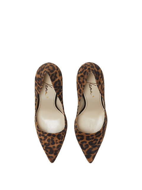Leopard Print Suede Pumps, 4 Leopard Print Suede Pumps, 4