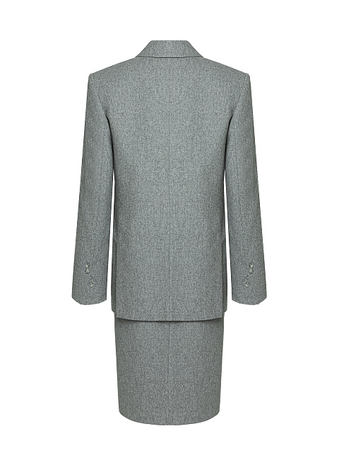 Grey two-piece suit, 2 Grey two-piece suit, 2