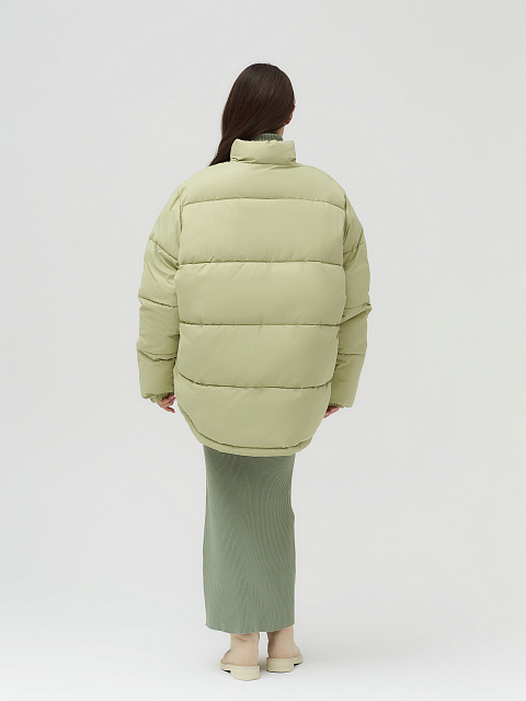 Pistachio oversized down jacket, 9 Pistachio oversized down jacket, 9