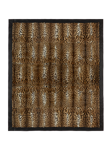Brown Wild Cat Fur Wrap, 1