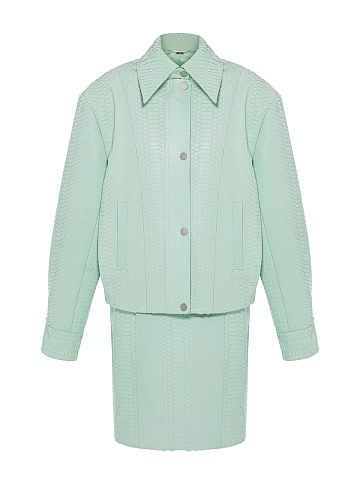 Mint Python Skin Suit, 1