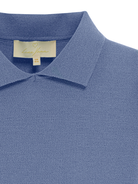 Blue Short Sleeves Jumper, 3