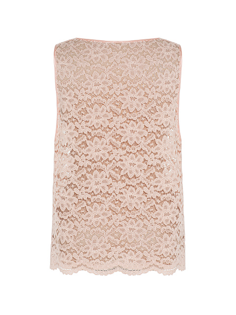 Peach lace top, 2