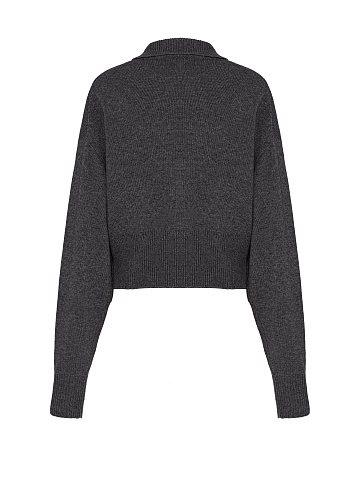 Grey merino wool jumper, 2