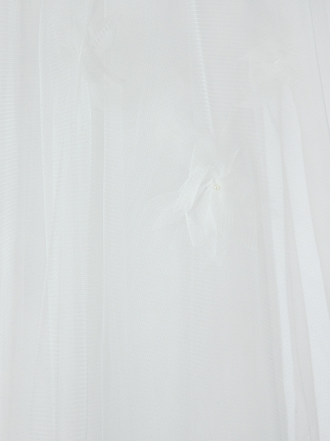 White Long Flower & Pearl Veil, 3
