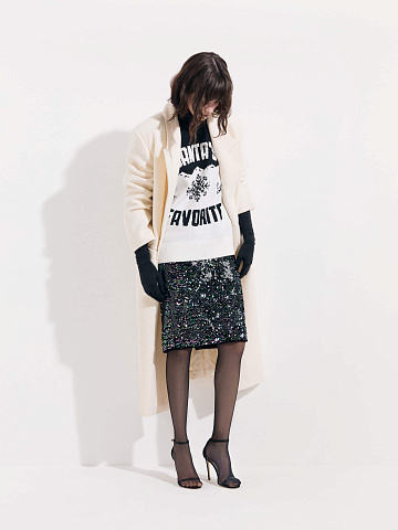 Black & White Santa's Favorite Sweater, 2