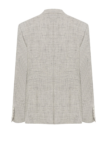 Grey melange wool jacket, 2