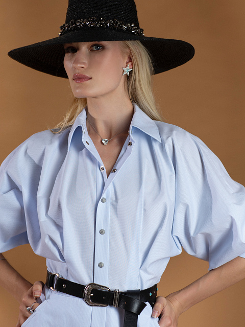 Tourmaline Paraiba, Round Diamond & White Gold "Star" Earrings, 5 Tourmaline Paraiba, Round Diamond & White Gold "Star" Earrings, 5