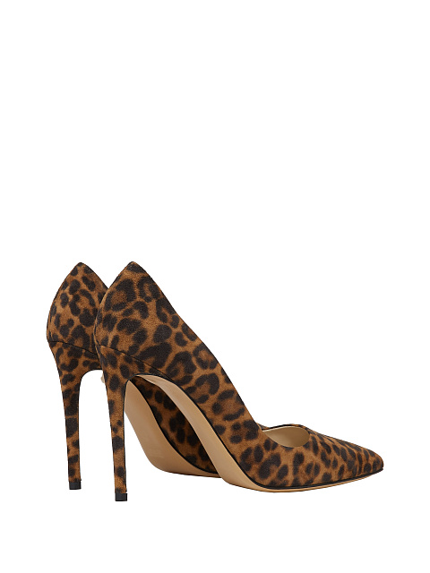 Leopard Print Suede Pumps, 3 Leopard Print Suede Pumps, 3
