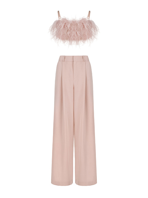 Dust Rose Palazzo Pants, 3 Dust Rose Palazzo Pants, 3