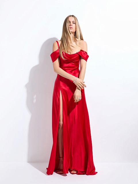 Silk maxi dress, 4 Silk maxi dress, 4