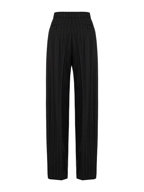 Black striped suiting trousers, 3 Black striped suiting trousers, 3