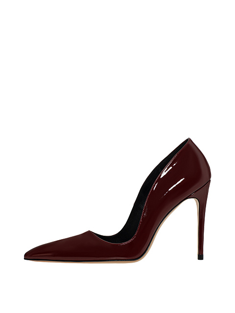 Burgundy pumps, 2