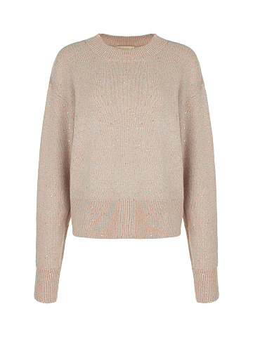 Light Rose Lurex & Sequins Jumper, 1
