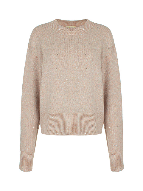 Light Rose Lurex & Sequins Jumper, 1 Light Rose Lurex & Sequins Jumper, 1