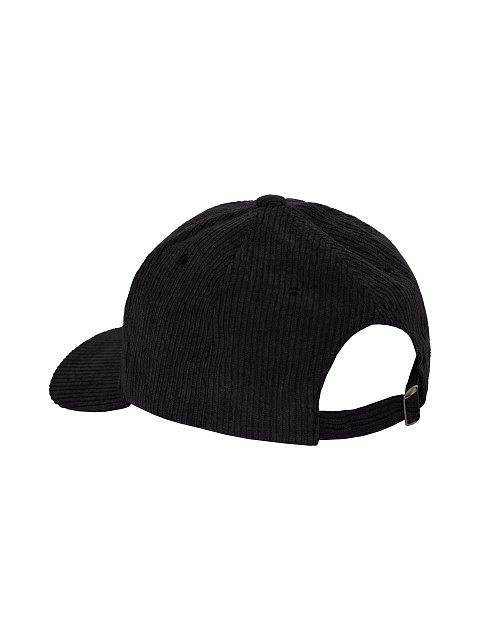 Black corduroy cap with Yana embroidery, 3 Black corduroy cap with Yana embroidery, 3