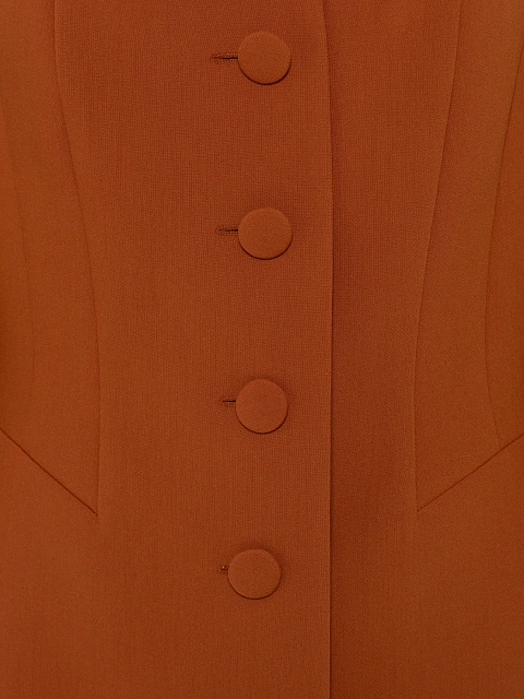 Terracotta Two-piece Suit With Flared trousers, 6 Terracotta Two-piece Suit With Flared trousers, 6