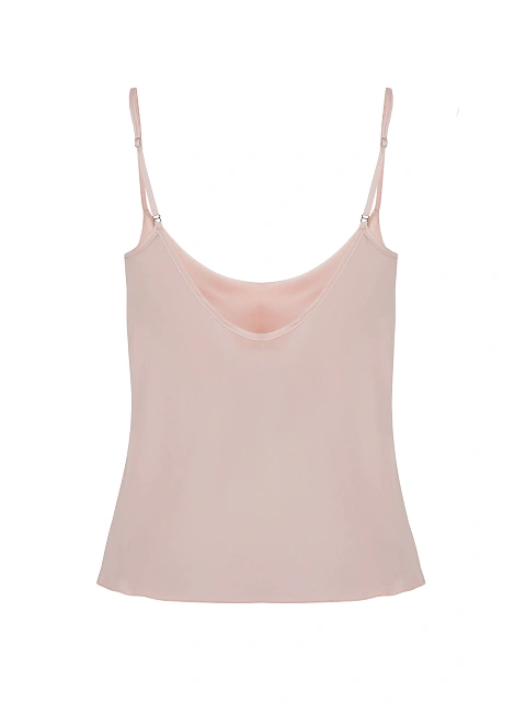 Powder satin camisole top with thin straps, 2 Powder satin camisole top with thin straps, 2
