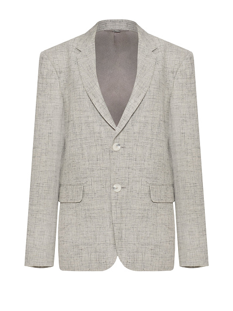 Grey melange wool jacket, 1