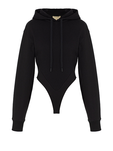 Black footer hoodie, 2