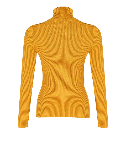 Mustard Yellow Rib Knit Jersey Turtleneck, 2 Mustard Yellow Rib Knit Jersey Turtleneck, 2