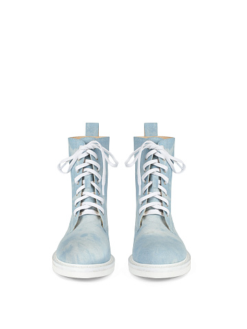 Tie-Dye Denim Boots, 2