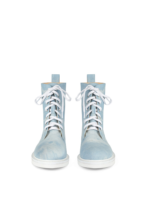 Tie-Dye Denim Boots, 2
