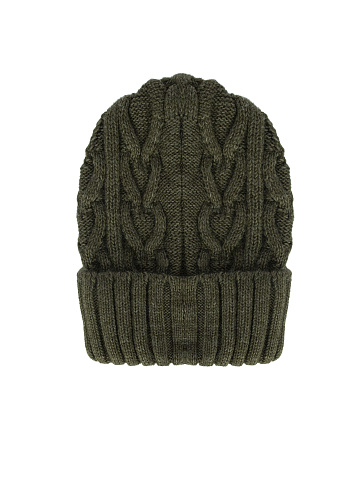 Khaki Wool Beanie , 2