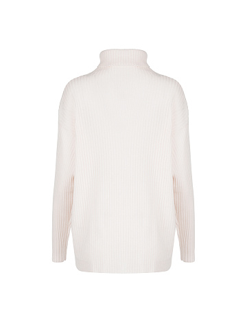 Pink Ribbed-Knit Cashmere Sweater, 2