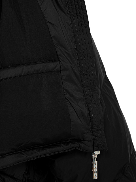 Black Cropped Puffer Jacket, 5