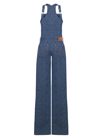 Blue Denim Jumpsuit, 2