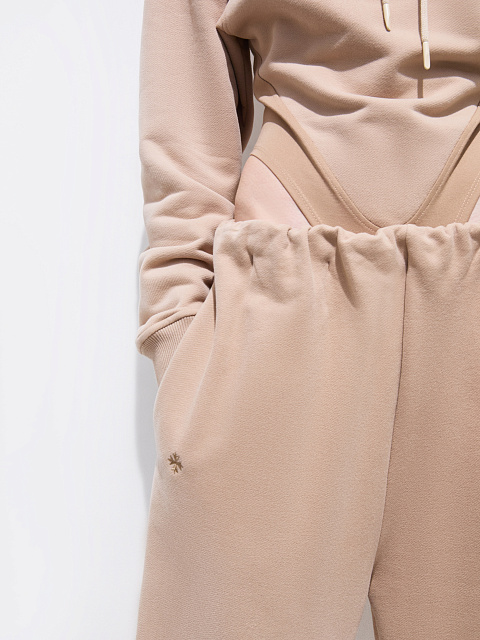 Beige footer hoodie, 3 Beige footer hoodie, 3