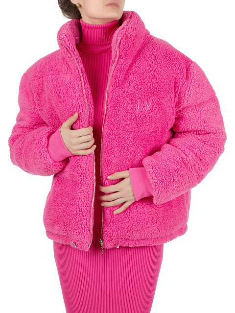 Hot Pink Teddy Padded Jacket, 6 Hot Pink Teddy Padded Jacket, 6