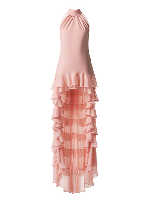Pink chiffon dress, 1