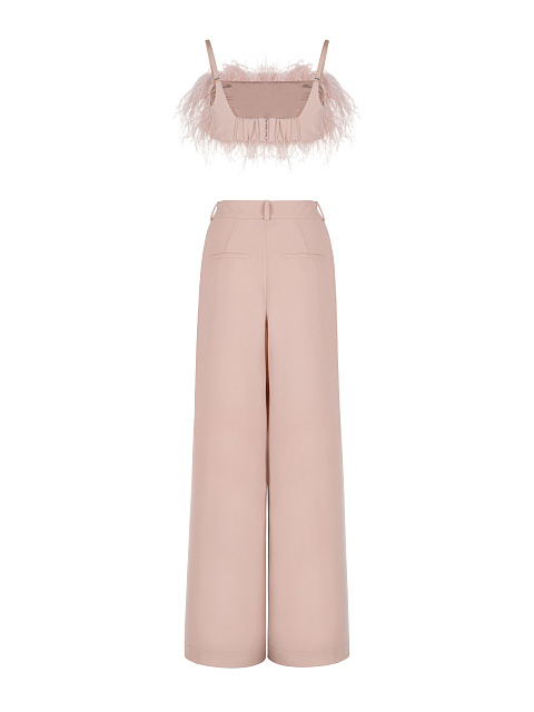 Dust Rose Palazzo Pants, 4 Dust Rose Palazzo Pants, 4