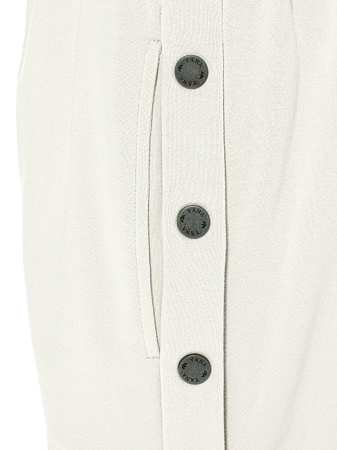 White "Yana" Embroidered Jersey Suit, 6