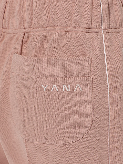 Light Pink Embroidered Jersey Suit, 6