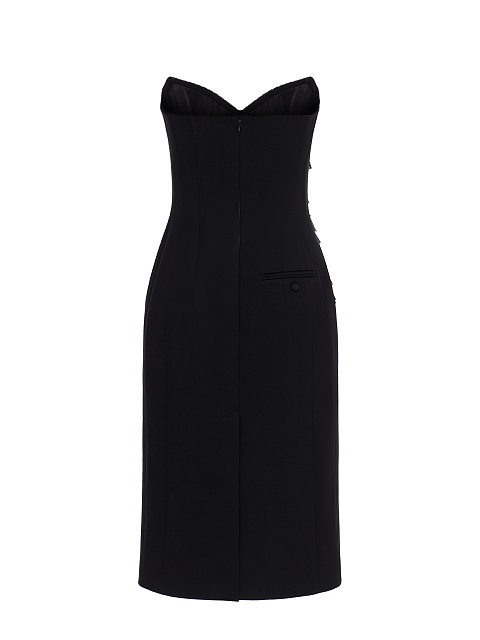 Black midi dress, 6