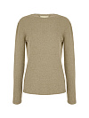 Оливковый пуловер из кашемира
