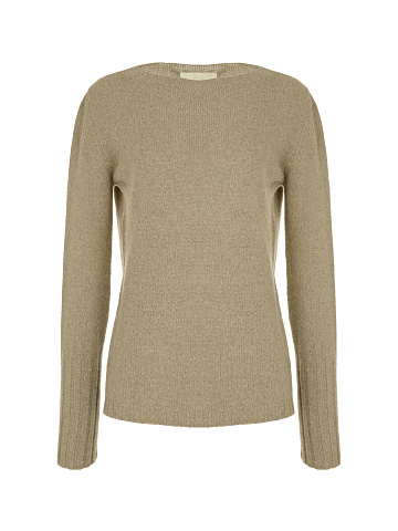 Olive Cashmere Pullover, 1