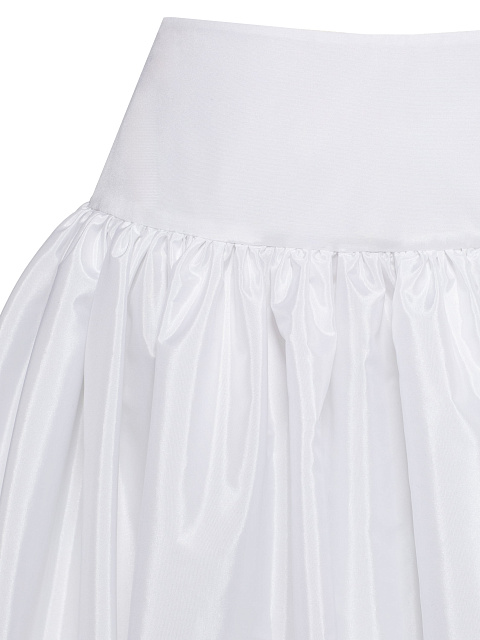 White taffeta balloon skirt, 3