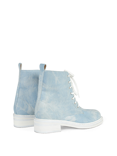Tie-Dye Denim Boots, 3