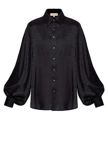 Black Rayon Blouse, 1