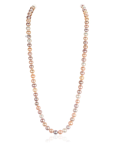 Multicolor pearl necklace, 1 Multicolor pearl necklace, 1