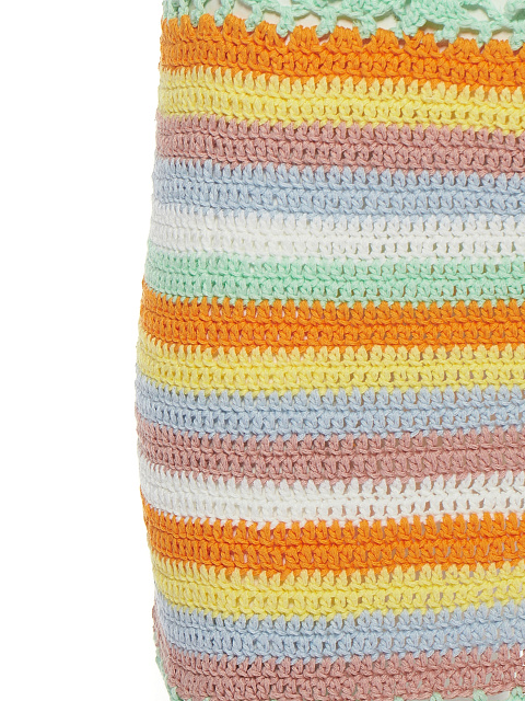 Mint Crochet Knitted Mini Skirt, 3