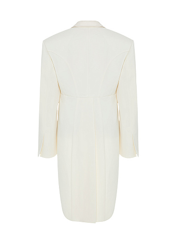 Off‑white tailcoat jacket, 2