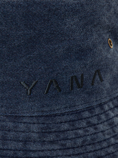 Blue Cotton "Yana" Bucket Hat, 3