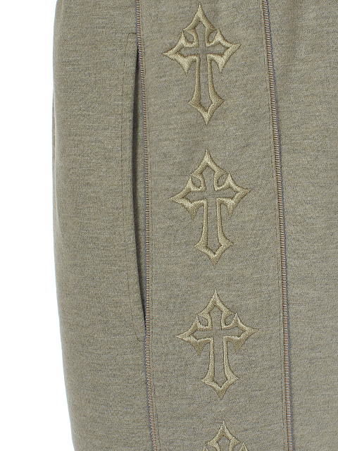 Khaki Jersey Set With Cross Embroidery, 5 Khaki Jersey Set With Cross Embroidery, 5