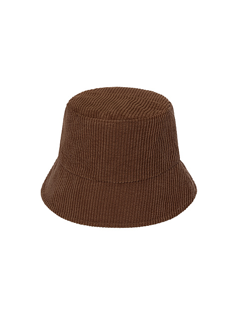 Chocolate Embroidery Corduroy Bucket Hat, 2 Chocolate Embroidery Corduroy Bucket Hat, 2